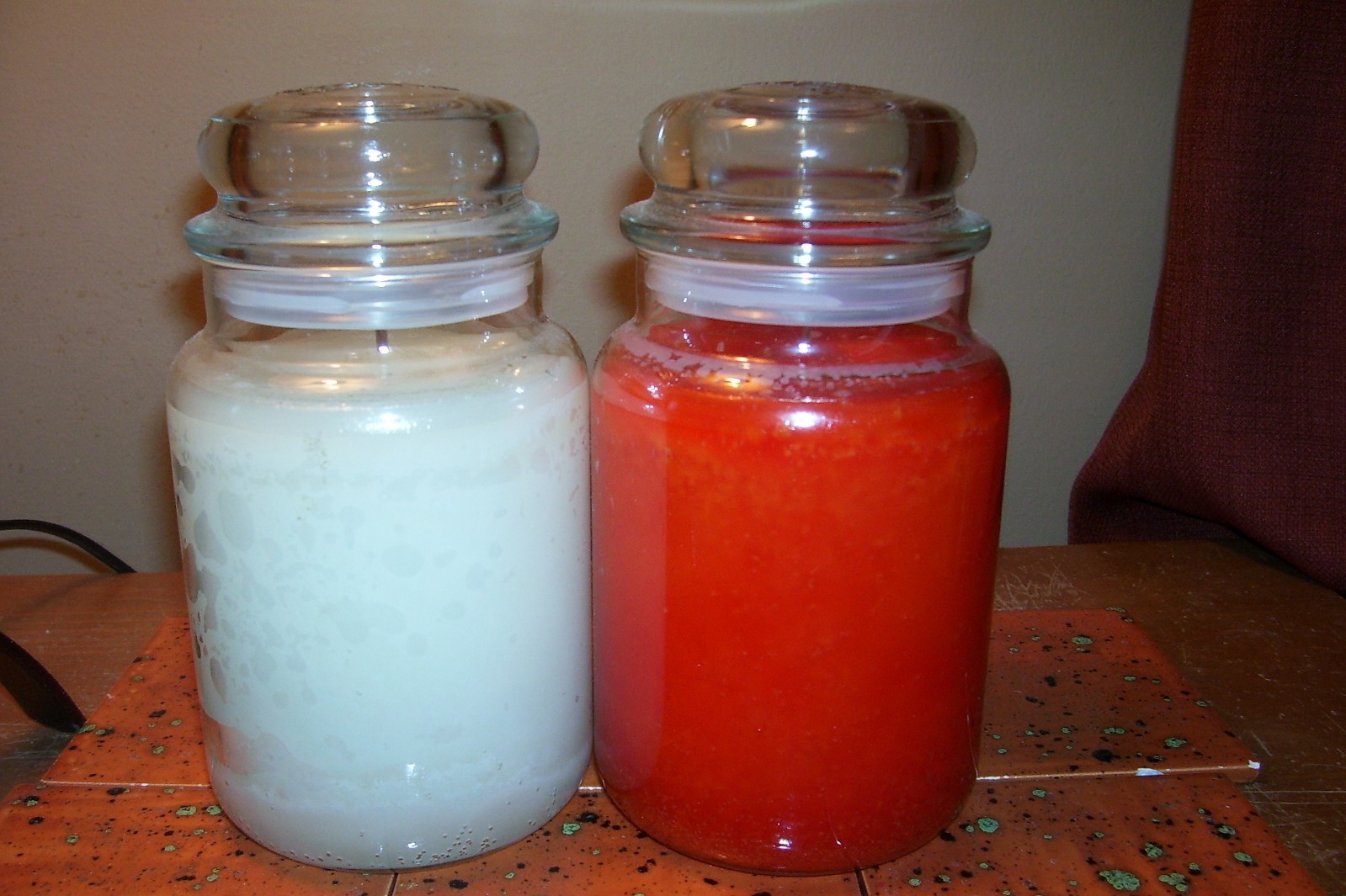 yankee candle 2-22oz JARS BOO! + TRICKY