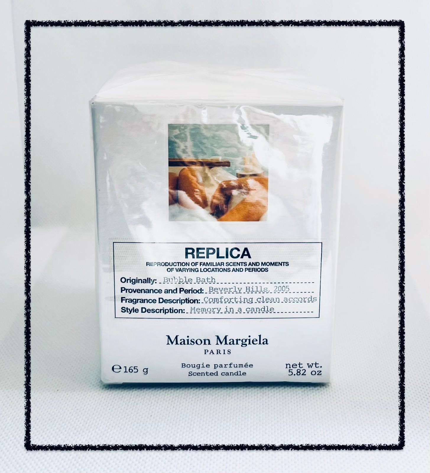 Maison Margiela – REPLICA Bubble Bath Scented Candle – 5.82 oz. – BNIB Sealed