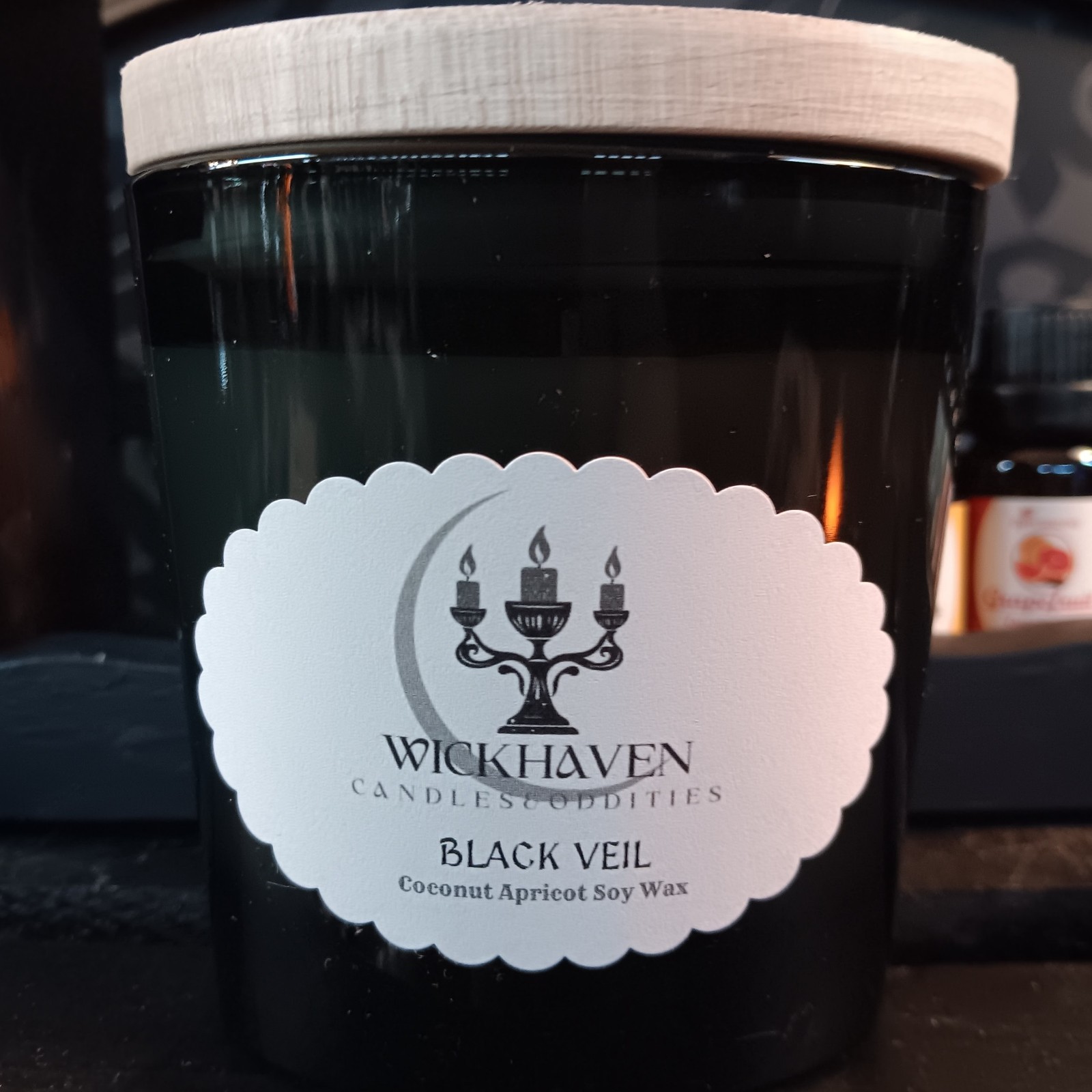 Black Veil Artisan Soy-Blend Candle