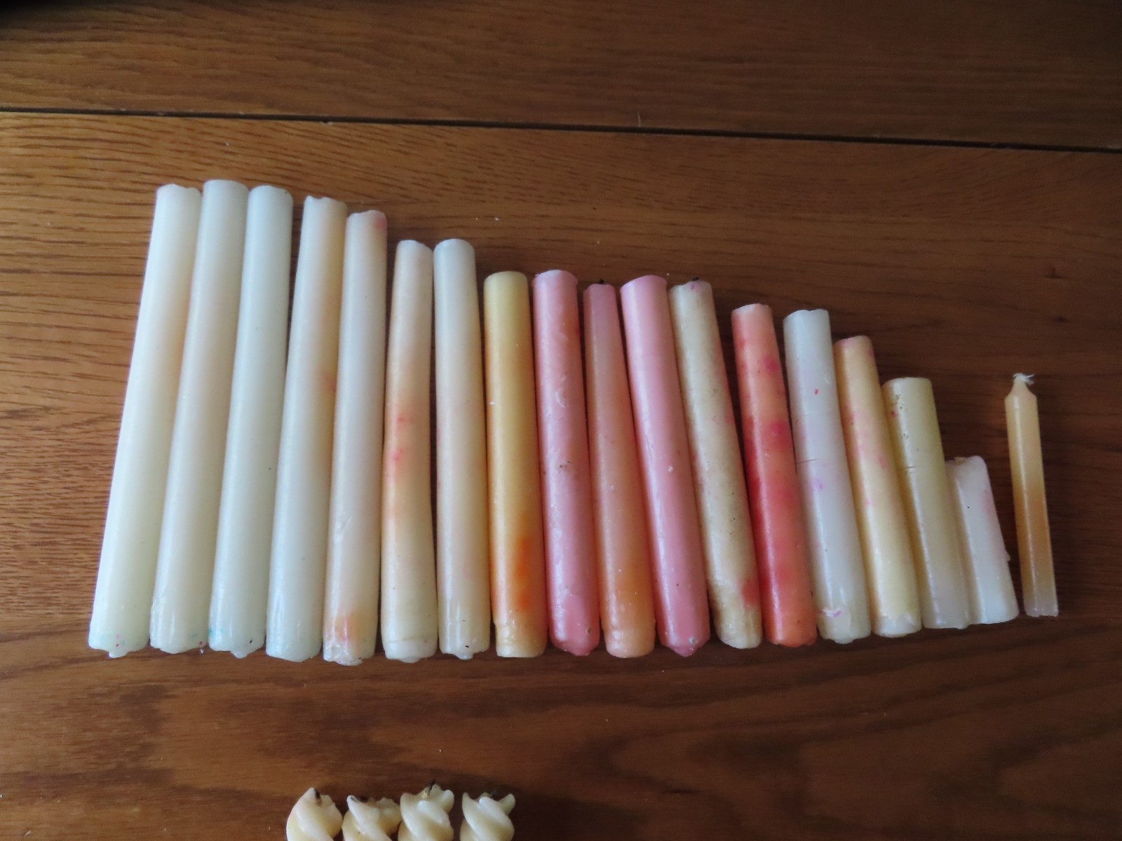 Lot of Assorted (27) Stick Candles Assorted Brands And Colors