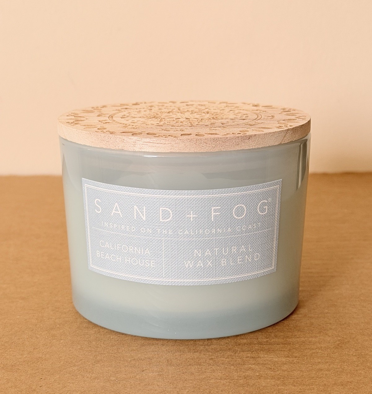 Sand + Fog California Beach House 2 Wick Candle – 12 oz Natural Wax Blend