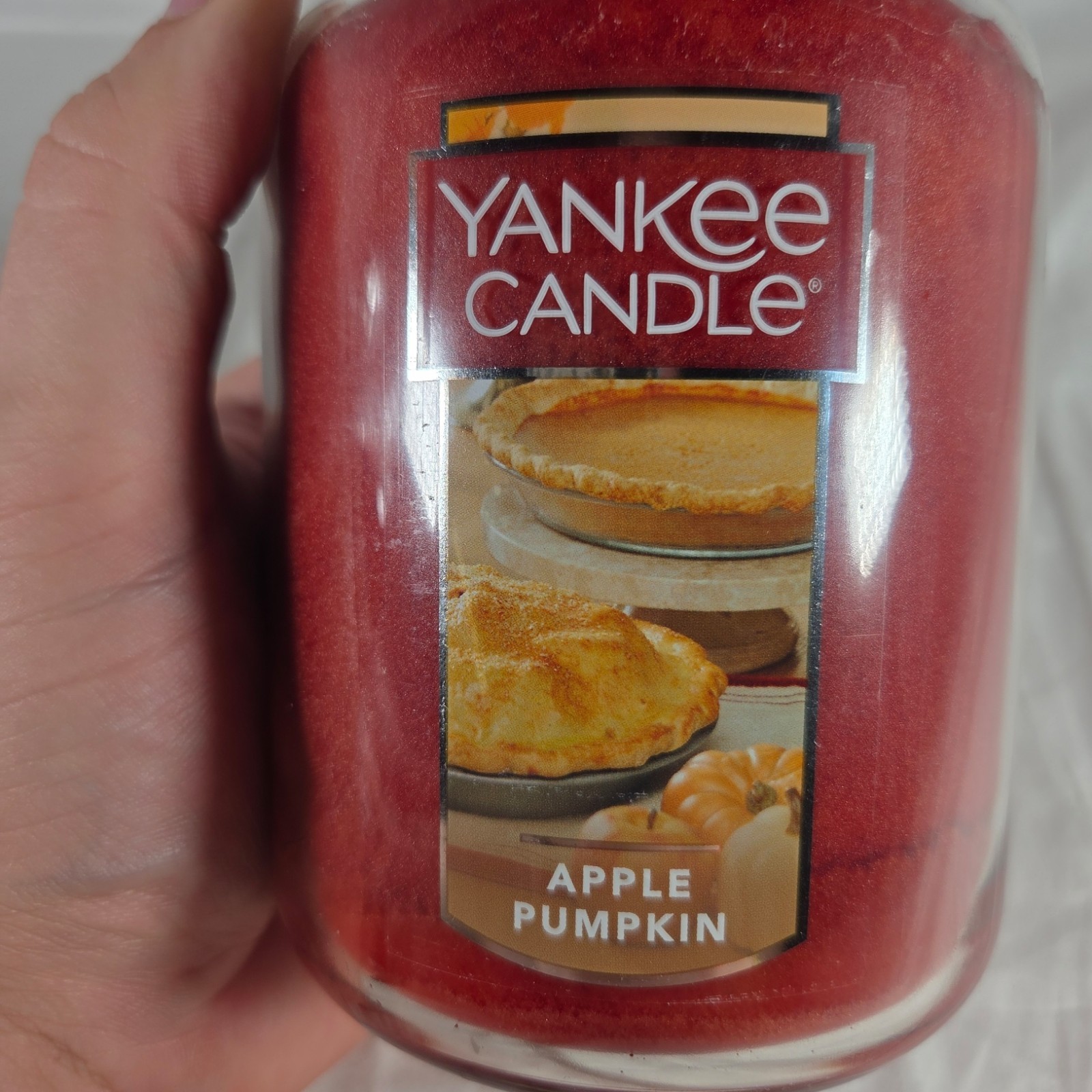 Lot of 3 Yankee Candle Large Jar Candles Fall Autumn Scents Spiced Pumpkin