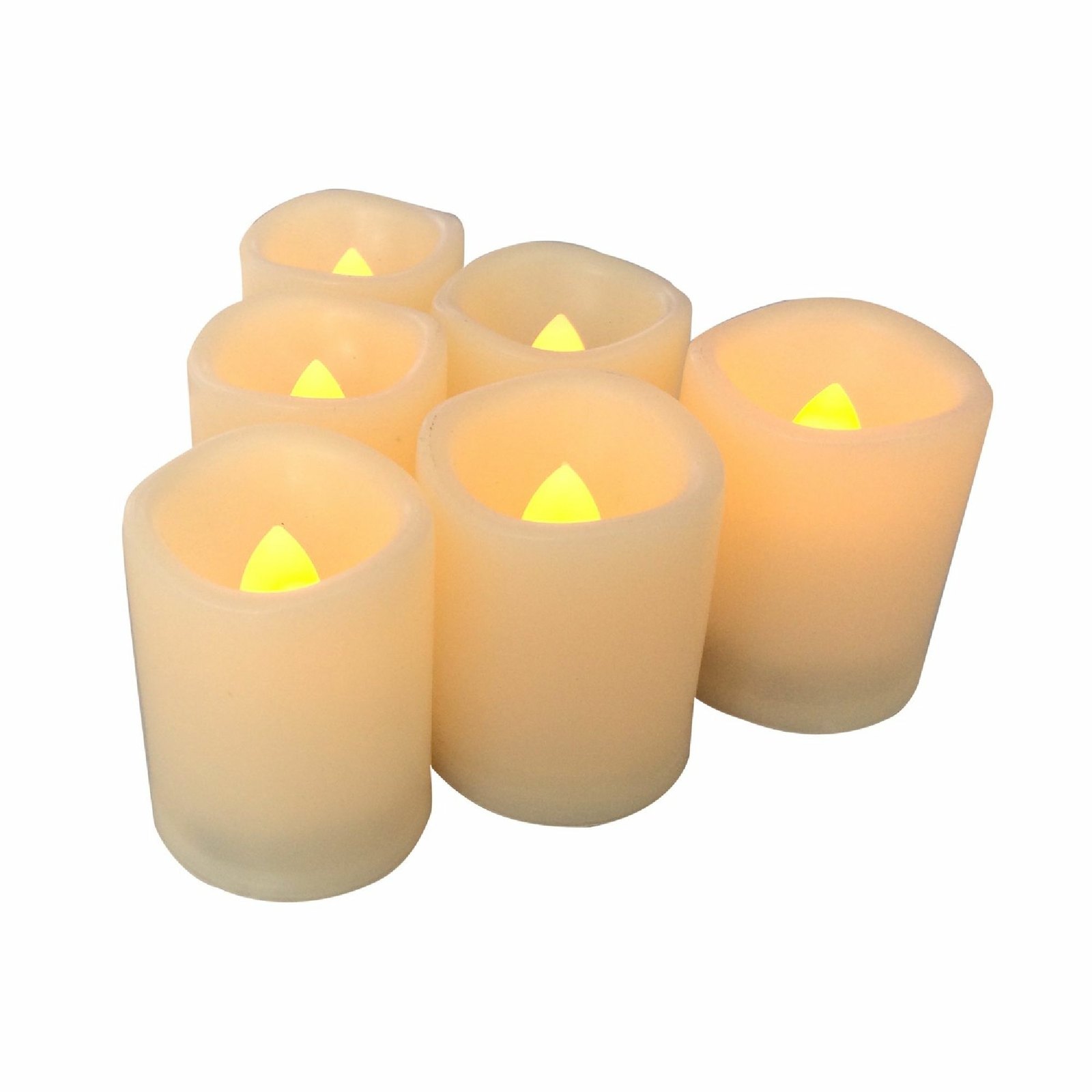 Candle Choice 6 PCS Premium Flameless Candles with Timer, LED Votive, Batte