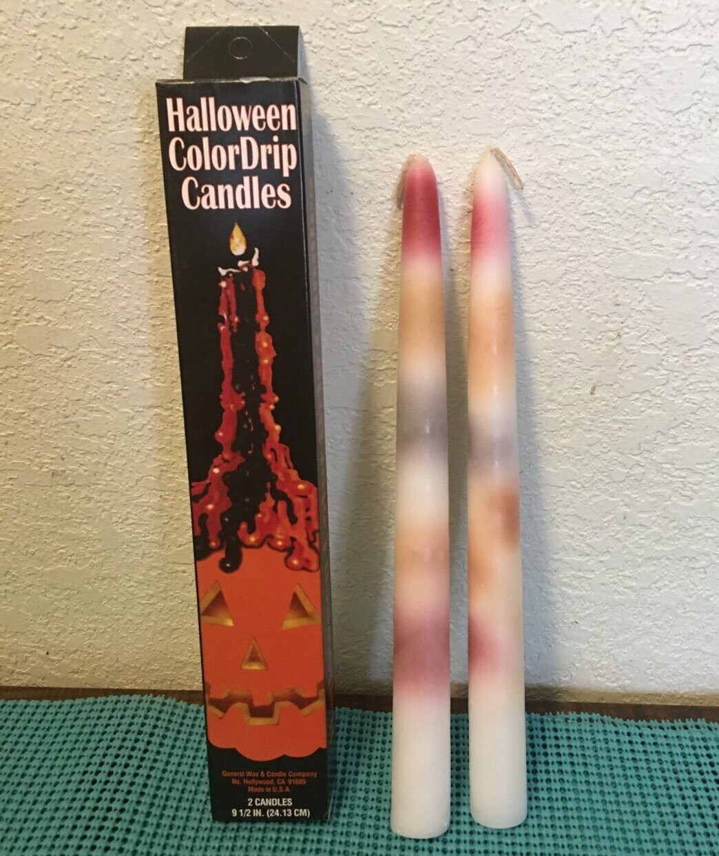 3 Pack ~ 6 Candles * USA * Multi-Color Drip CANDLEs Unscented (NIB)