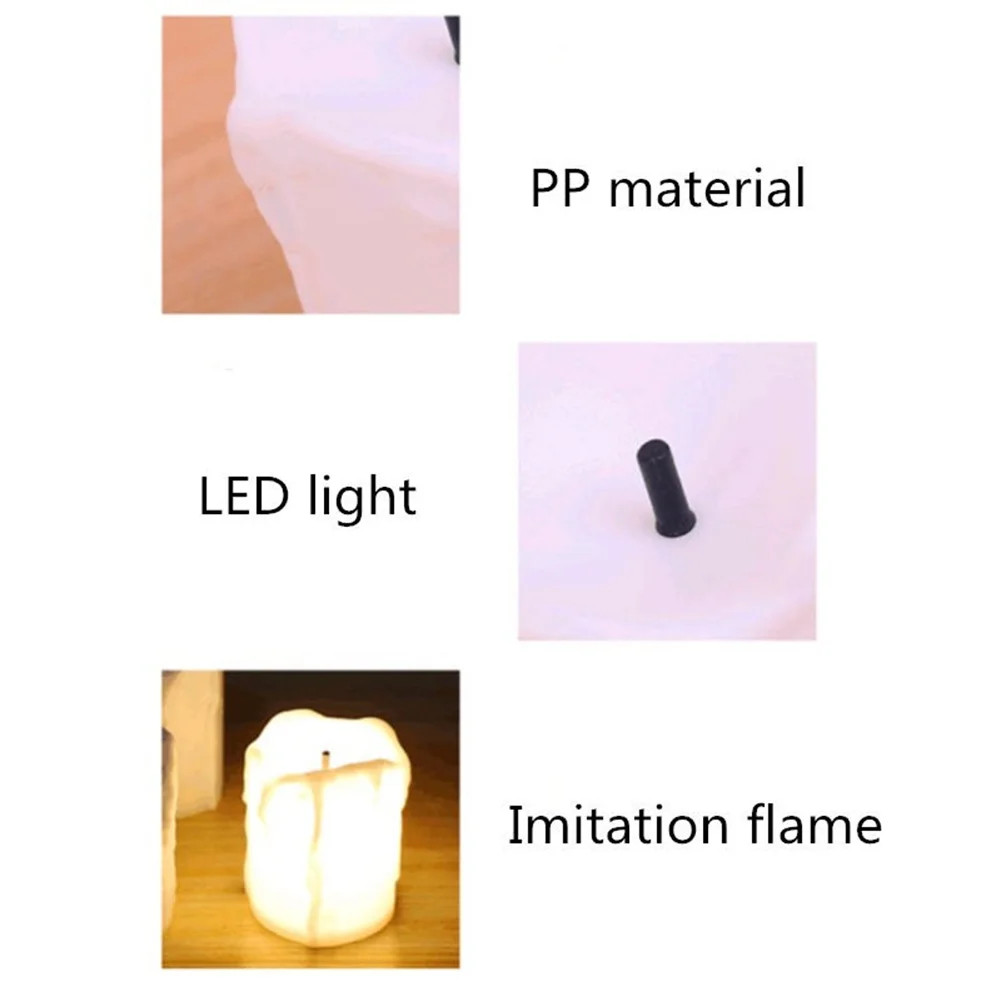 Flameless LED Tealight Candles, 5-Piece Set for All Occasions
