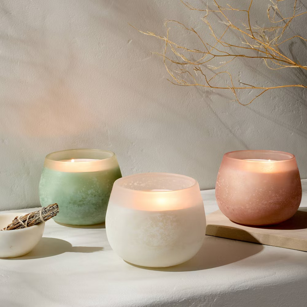 4-Wick Serenity Fashion Salted Glass Wellness Jar Candle – Casaluna