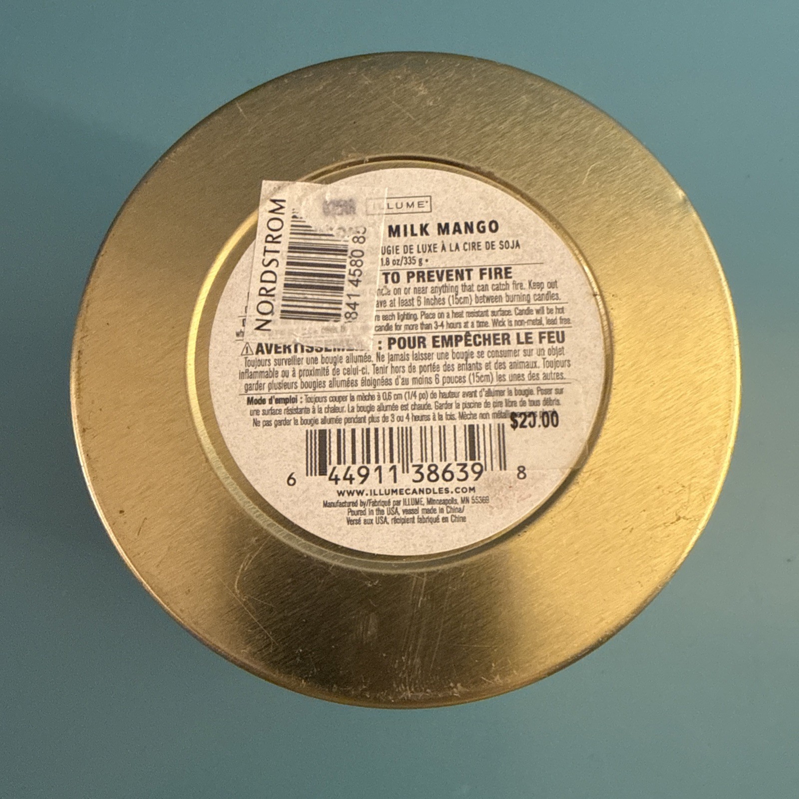 Illume luxury soy Candle Coconut Milk Mango Hand poured New Tin Nordstrom