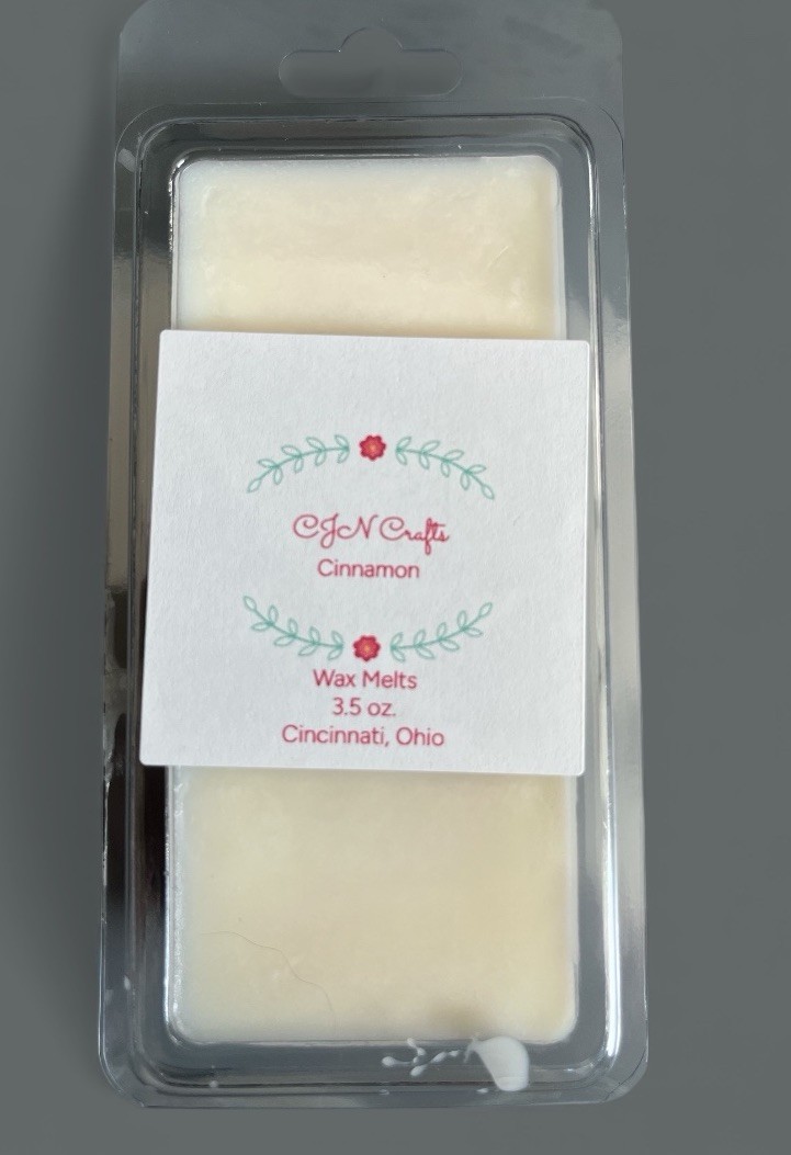 Cinnamon-Hand Poured Natural Soy Wax Melts for warmer/tarts-gifts! 3.5 oz