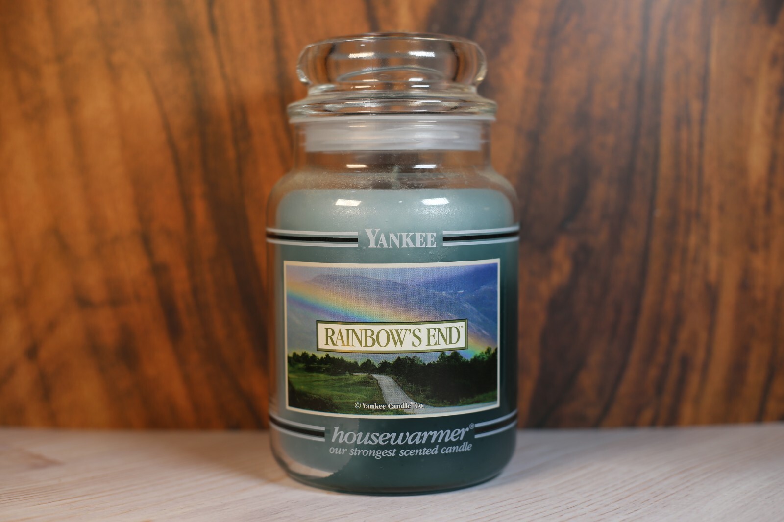 YANKEE CANDLE 22 oz. *RARE BEAUTY* RAINBOW’S END: BLACK BAND, NEVER BURNED