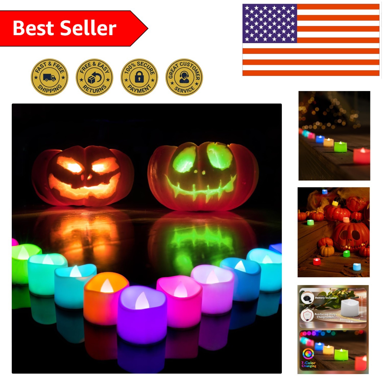 2023 Holiday Must-Have: 12 Color Changing Tea Light Candles for Every Occasion