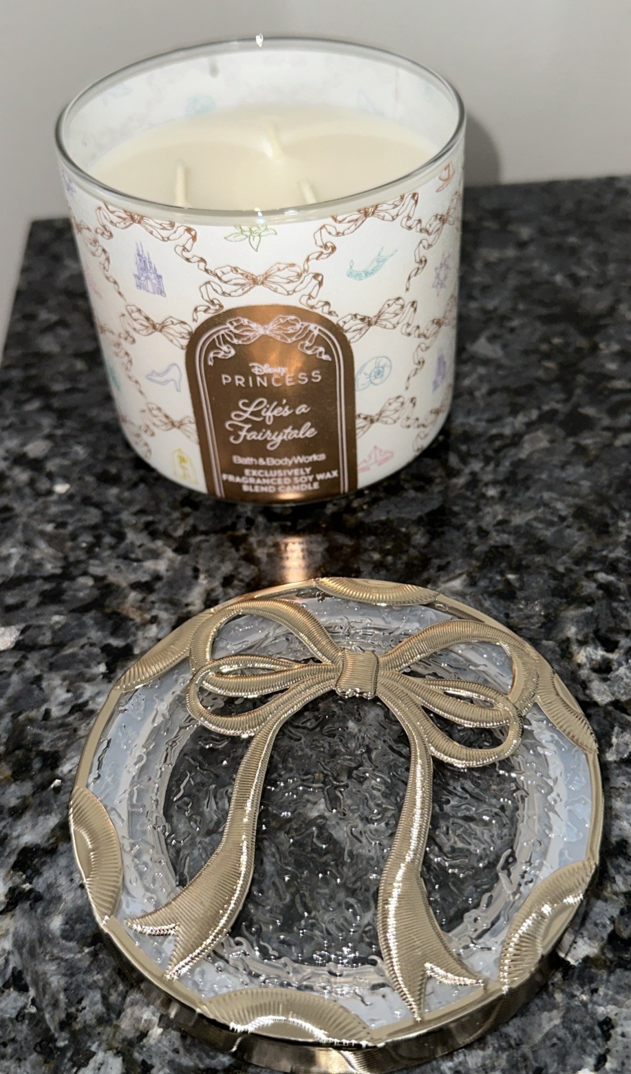 Bath & Body Works Candle Disney Princess “LIFE’S A FAIRYTALE” Large 3 wick New