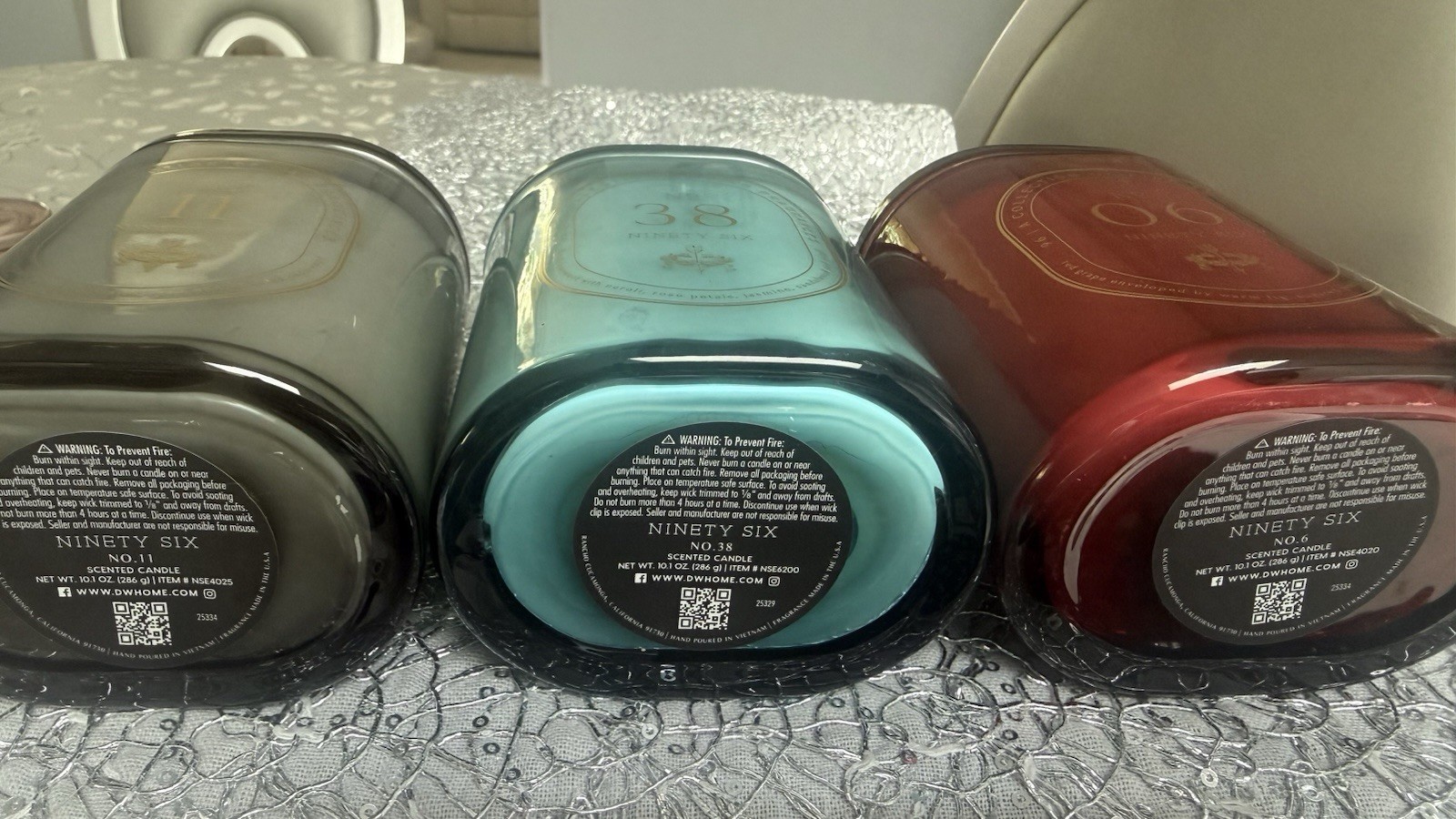 Ninety Six 10.1oz Candle YOU CHOOSE No 01, 02, 04, 06, 08, 11, 14, 18, 24, 30,38