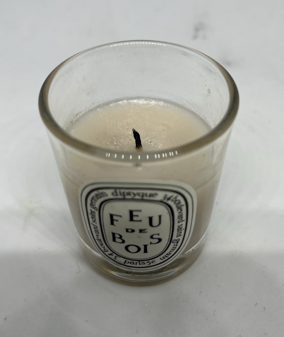 Diptyque Feu De Bois Scented Candle 1.23oz Used No Box