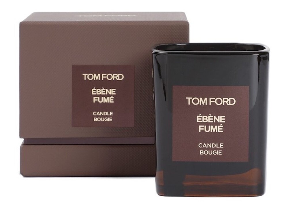 BNIB Tom Ford Ebene Fume Candle Bougie Height 2.25″