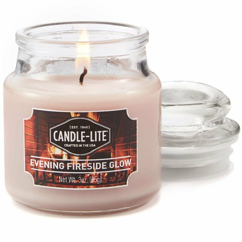 Candle-Lite 3oz Candles Choose Scent Evening Fireside Glow, Balsam Forest &more