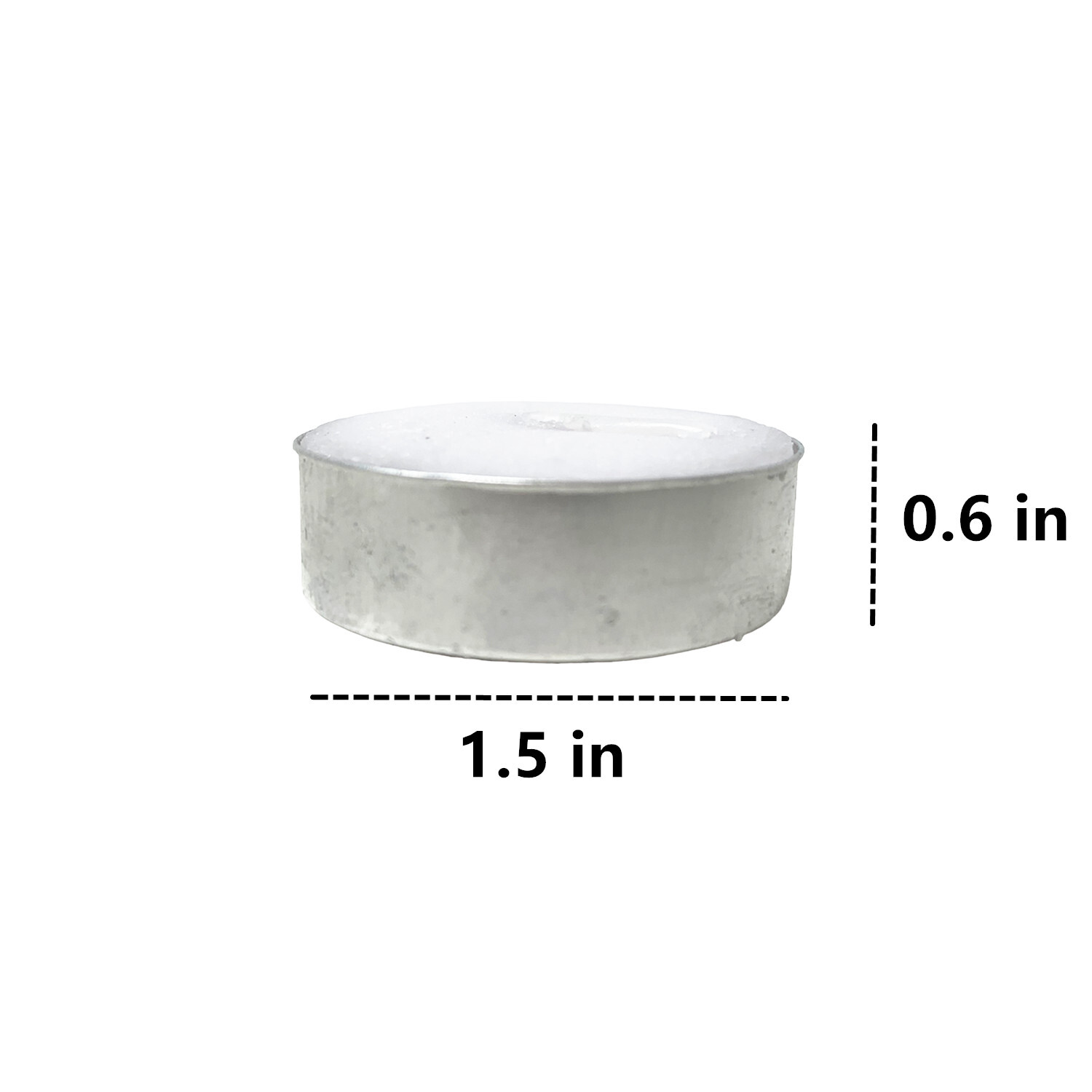 10 – 40 Tea Light Candles 3 hours Burn White Unscented Home Use Dripless