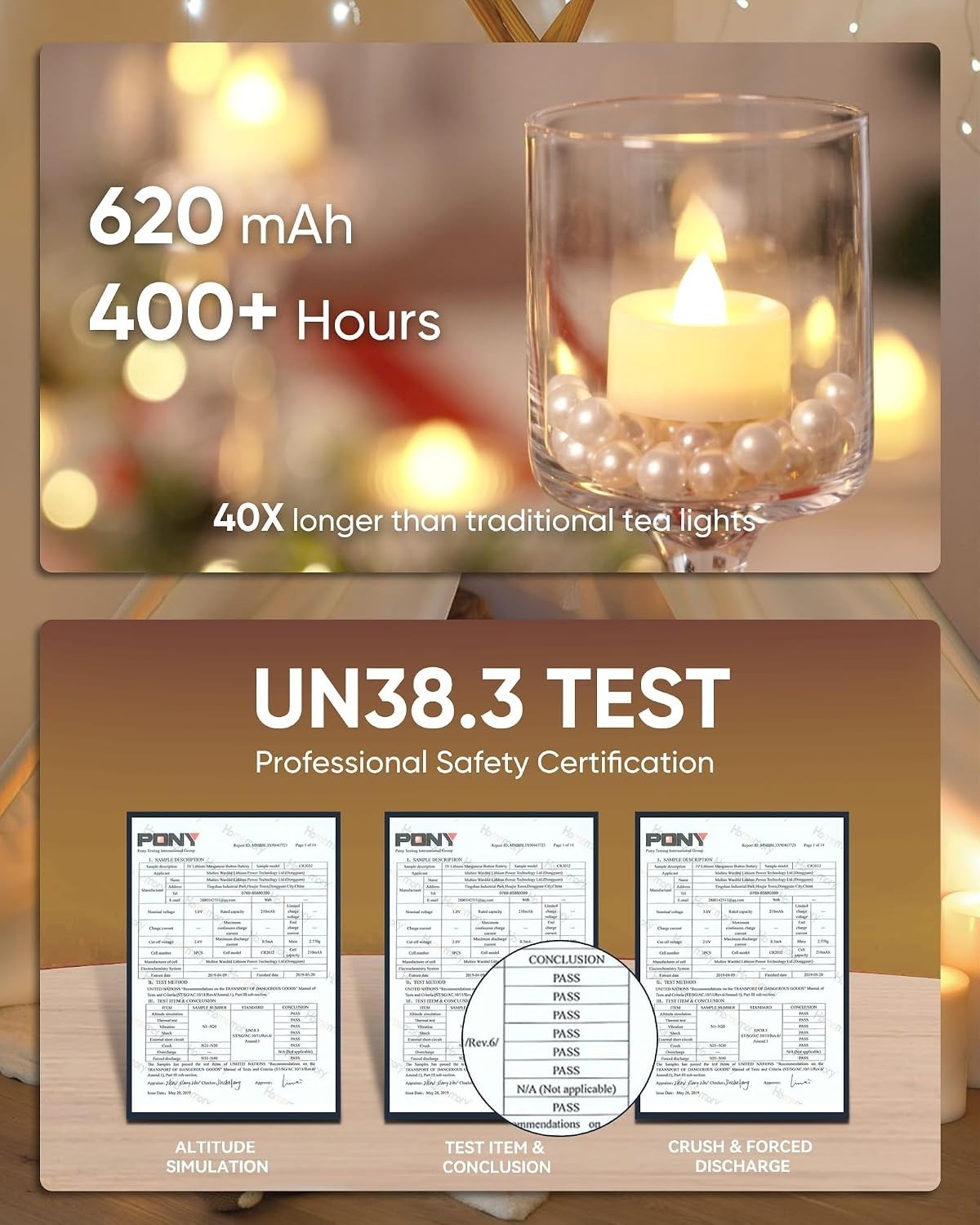 12-Pack Remote Flameless LED Battery Tea Light Candles, 400+Hrs | 2/4/6/8H Ti…