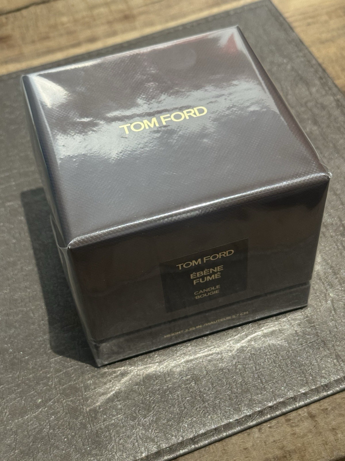 Tom Ford Ebene Fume Scented Candle – Height 2.25 in / 5.7 cm SEALED AUTHENTIC