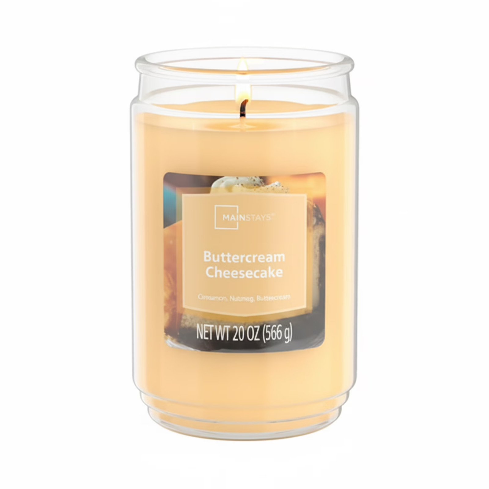 Scented Jar candle Buttercream cheesecake Large 20 ounce single Wick…