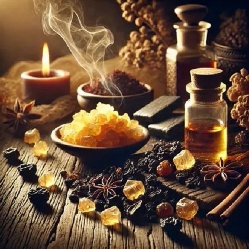 4 Pack Frankincense & Myrrh 2 oz Soy Votives Brown