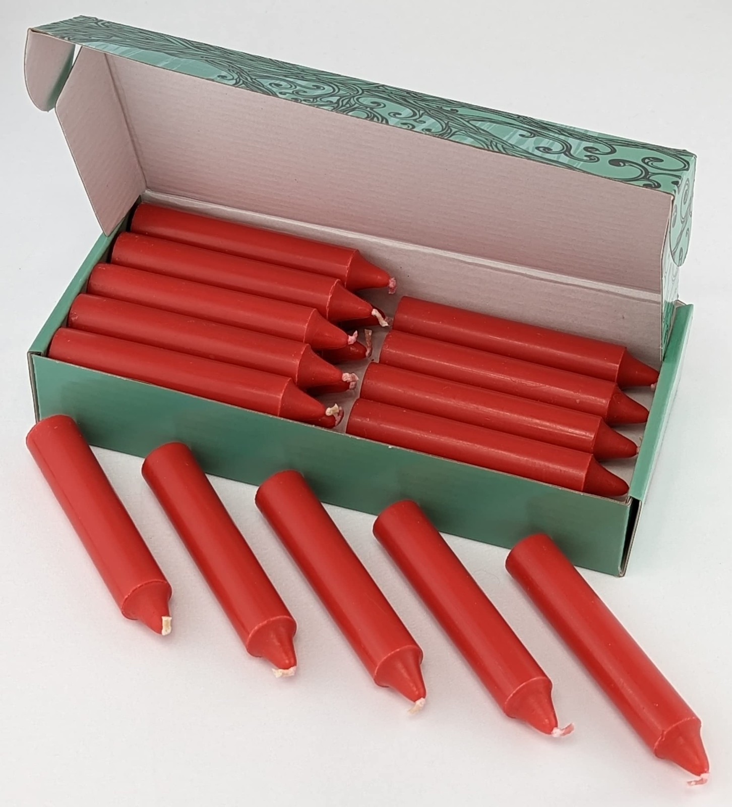 Red Candles 4 Inches Tall 3/4 Diameter Witchcraft Altar Spells Decor 20 PCS