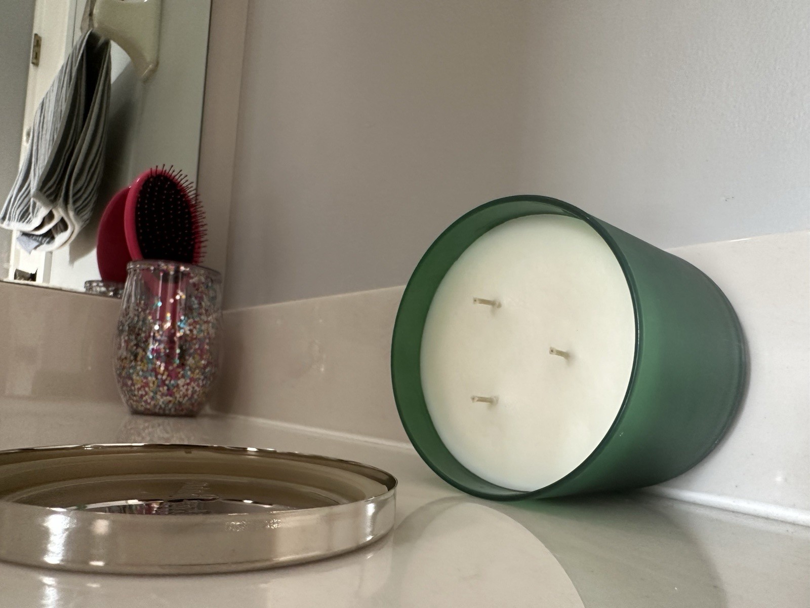 Bath and Body Works 3 Wick Candle White Barn Candle Holiday Fall Halloween