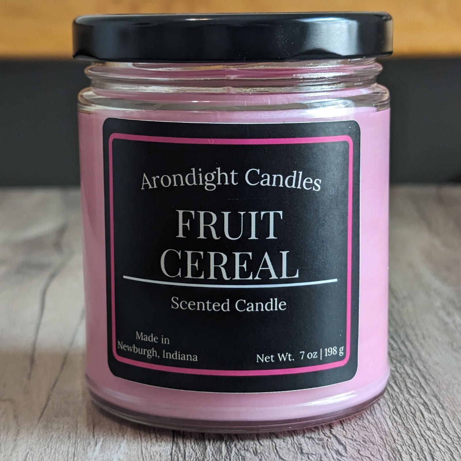 Fruit Cereal Scented Candle 9oz Jar Handmade Soy Wax Blend Home Fragrance