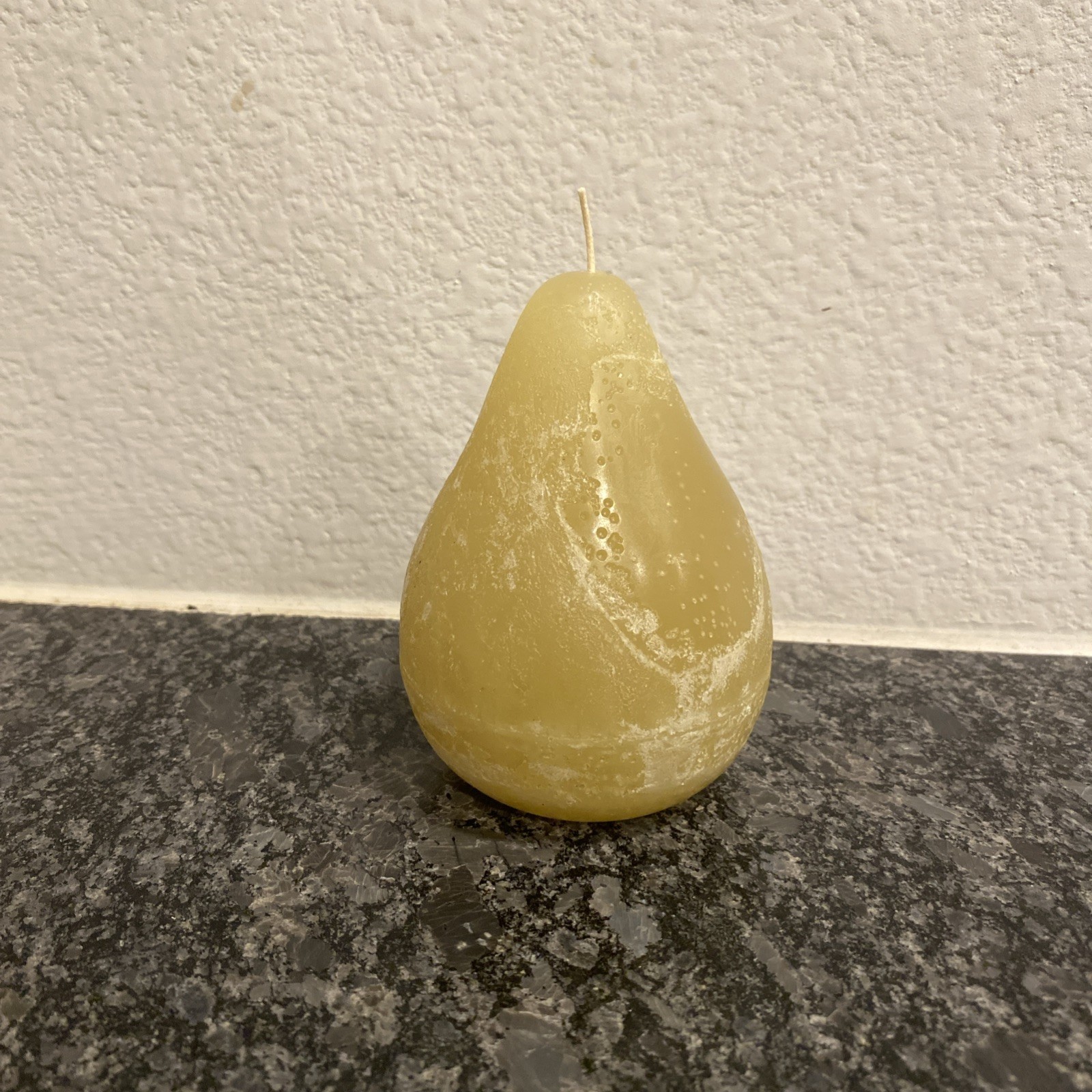 Pear Candle 3 X 4 Inch Design By Vance Kitira Thailand Unburned