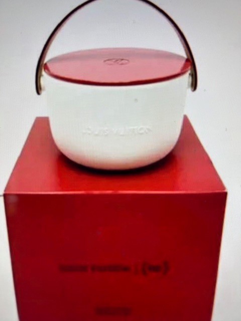 Louis Vuitton Aroma Candle RED Scented Candle Holder with Lid 220g