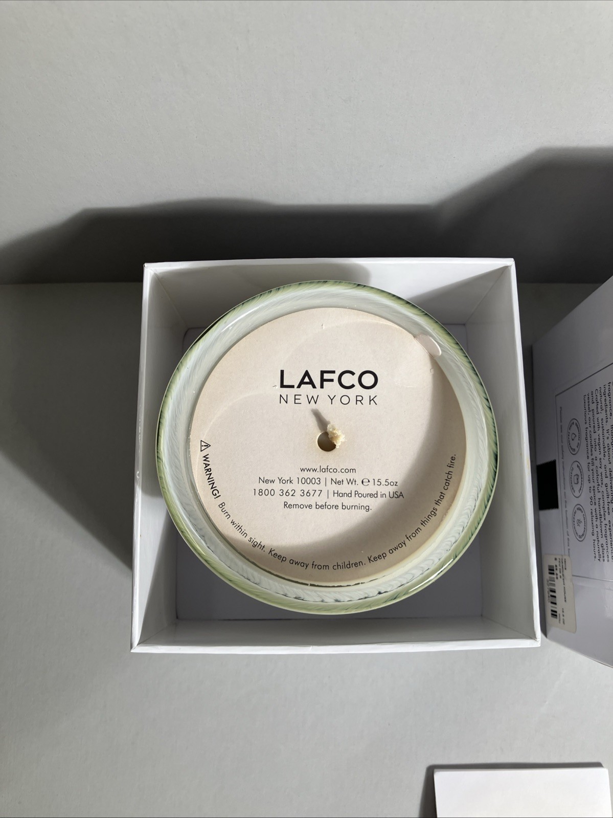LAFCO NY Ski House Feu de Bois Candle 15.5oz New Open Box