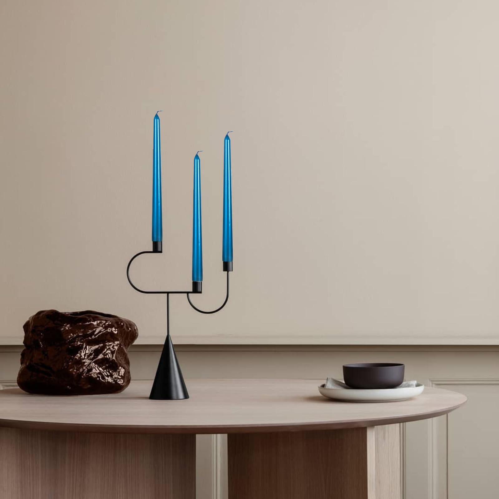 10 Inch Taper Candle, Set of 12,Tapered Candles Burn for 7 Hours, Long Sticks,Ta