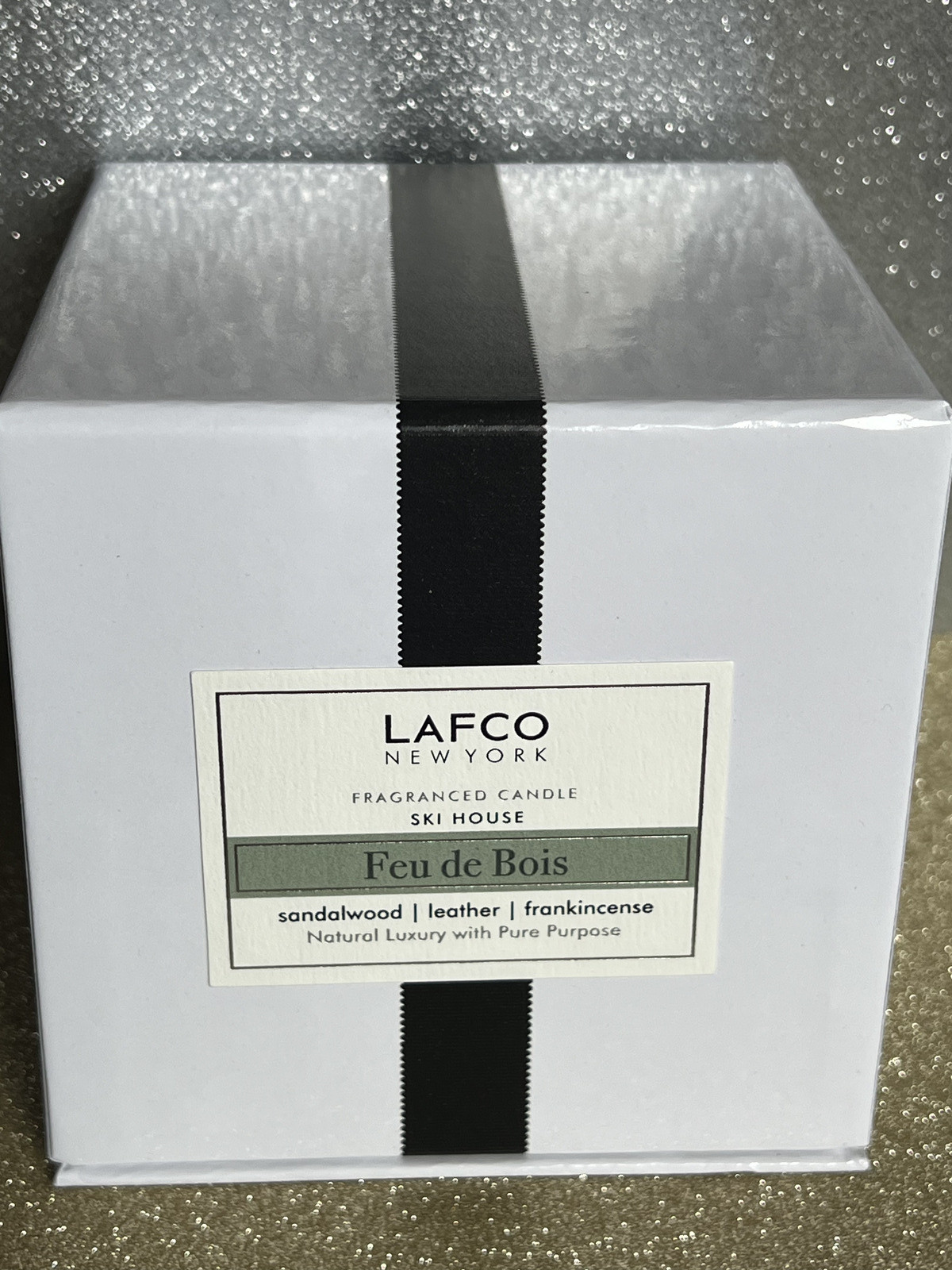 LAFCO Scented Candle FEU DE BOIS Ski House New/Sealed 6.5 oz/184g