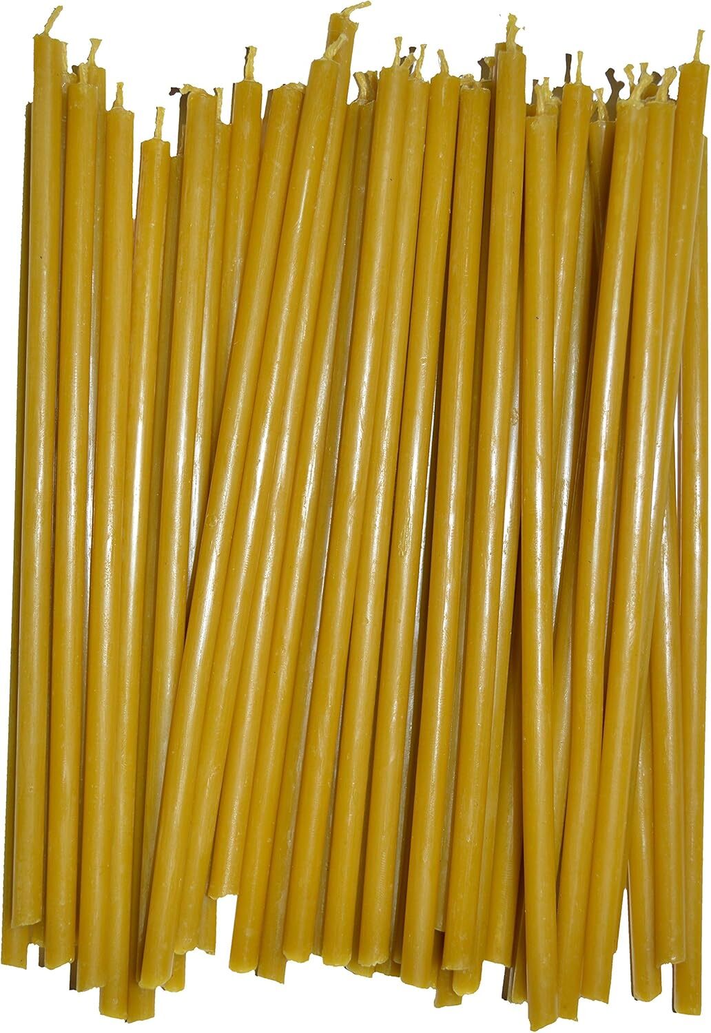 40 Candles Made from Natural Wax (Length 6.7 inches, Diameter about 0.2 inche…