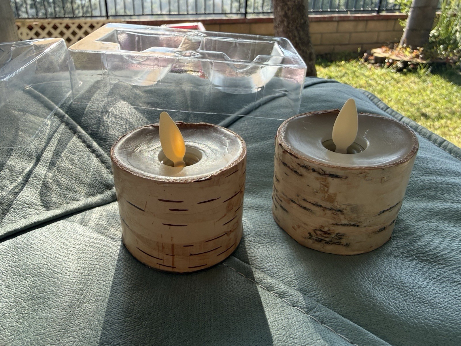 Luminara Flameless LED Tea Light Candle, 1.4″ x 2″, Pack of 2, Birch, Pearl I…