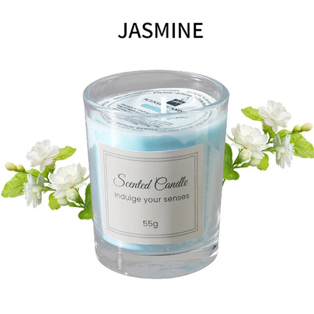 Soy Wax Scented Candle Gift Box Comes With Premium Glass Cup Aromatherapy