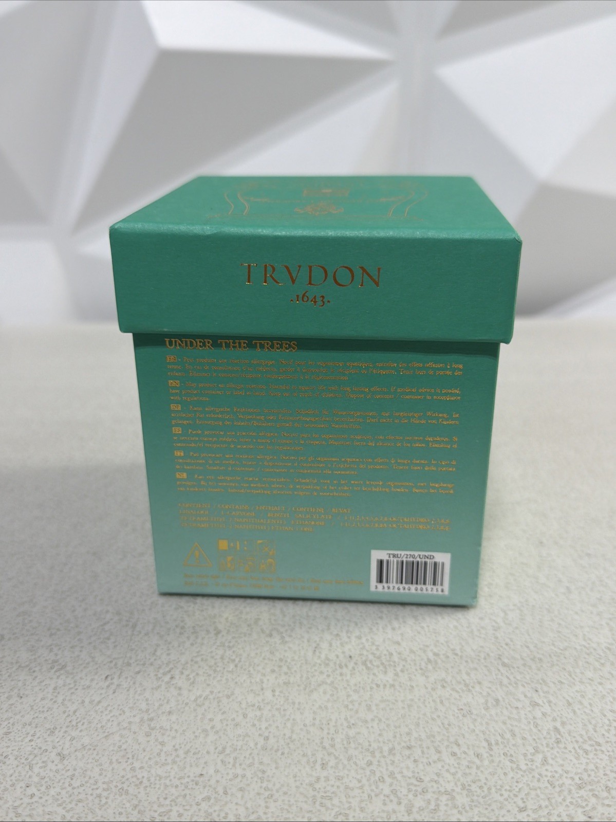 TRVDON ~ TRUDON UNDER THE TREES CANDLE 9.5g – 100% AUTHENTIC