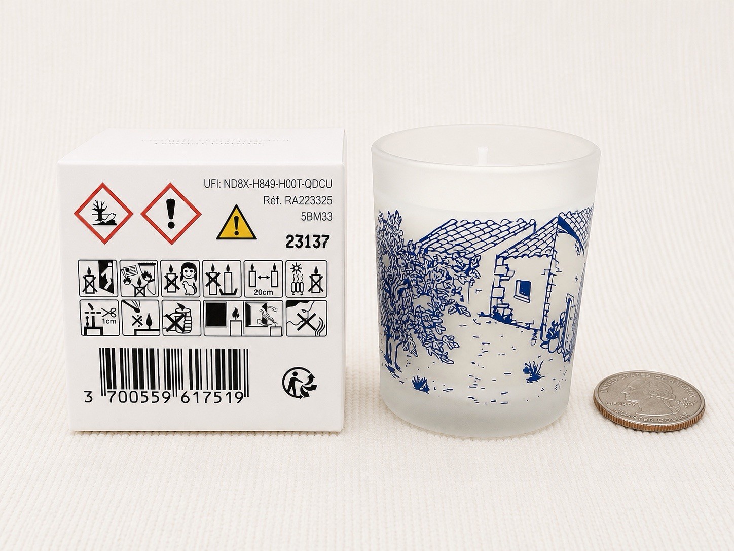 Maison Francis Kurkdjian Es Cap Mini Scented Candle 1oz / 30g New