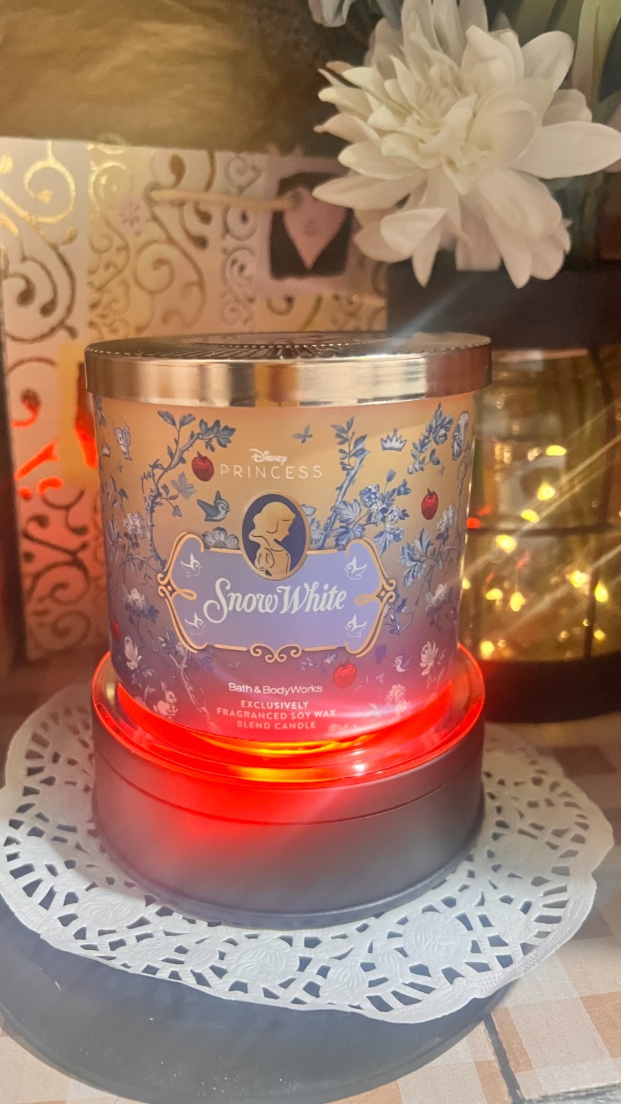 YOU CHOOSE DISNEY PRINCESS: Large 3~Wick Candle Bath & Body Works NEW