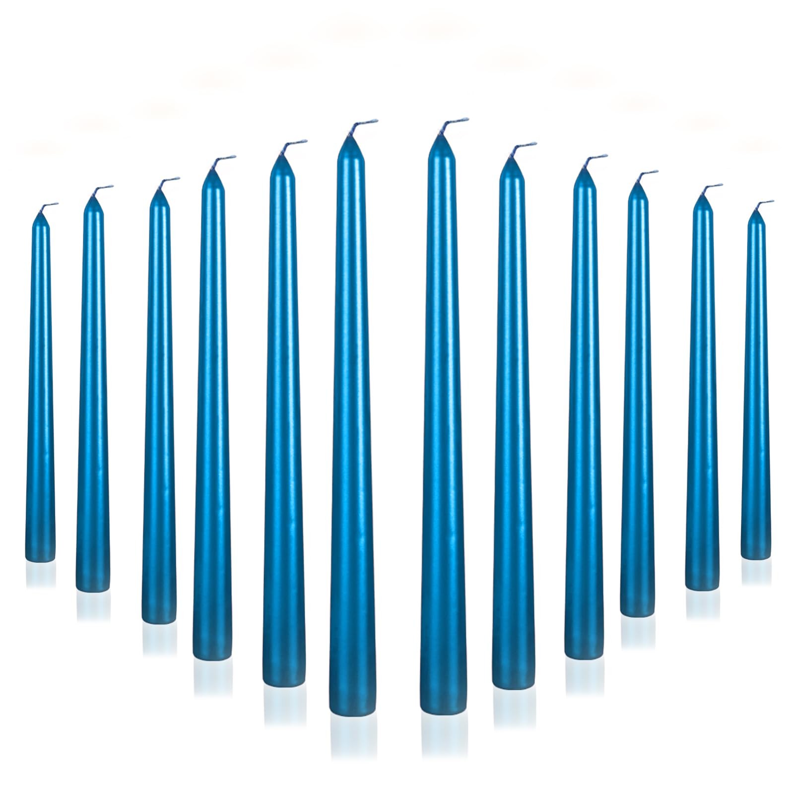 10 Inch Taper Candle, Set of 12,Tapered Candles Burn for 7 Hours, Long Sticks,Ta