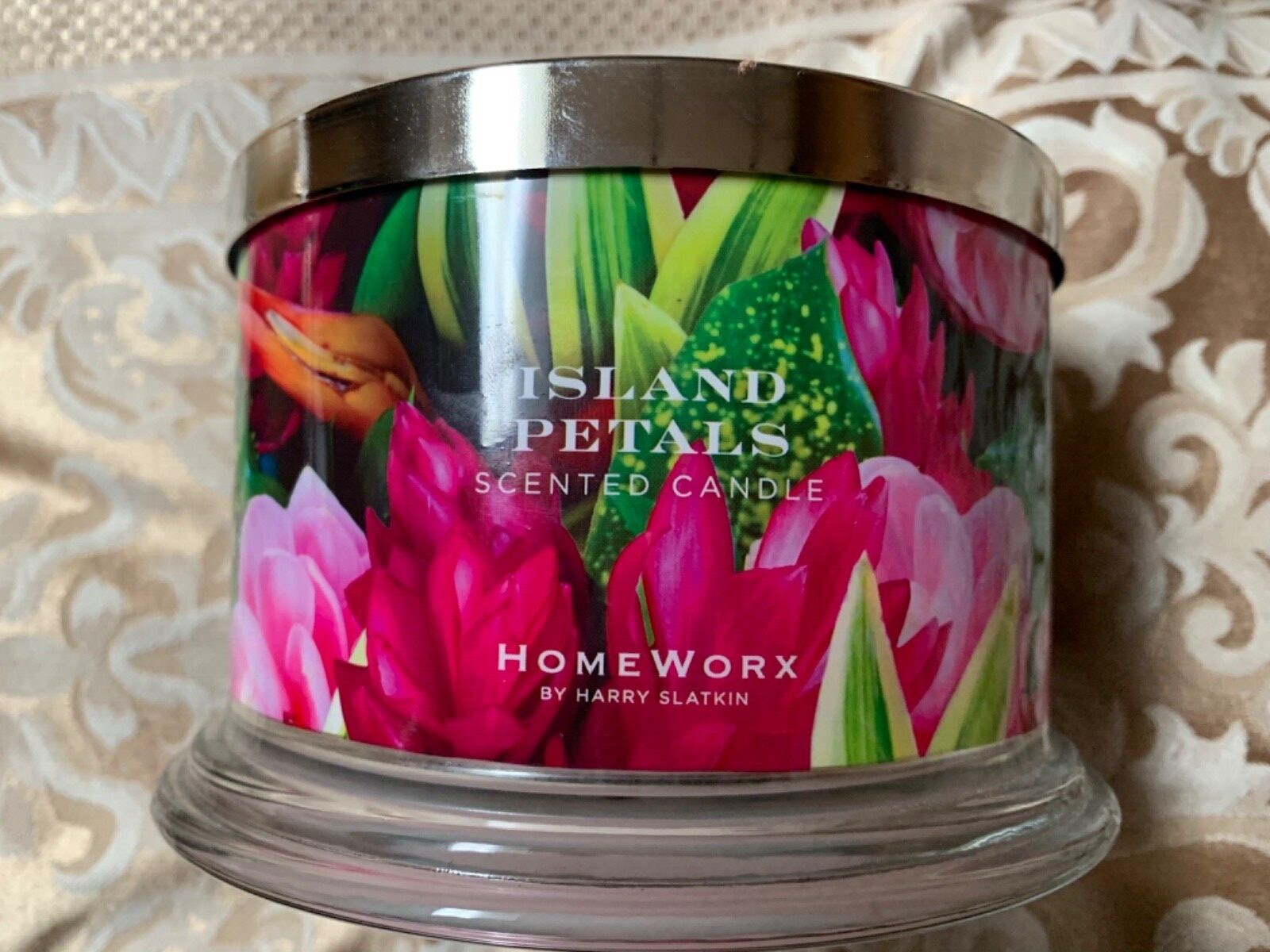 HomeWorx by Harry Slatkin $23.95, 4-Wick Candle, NEW 18 OZ, 55 hours burn time!