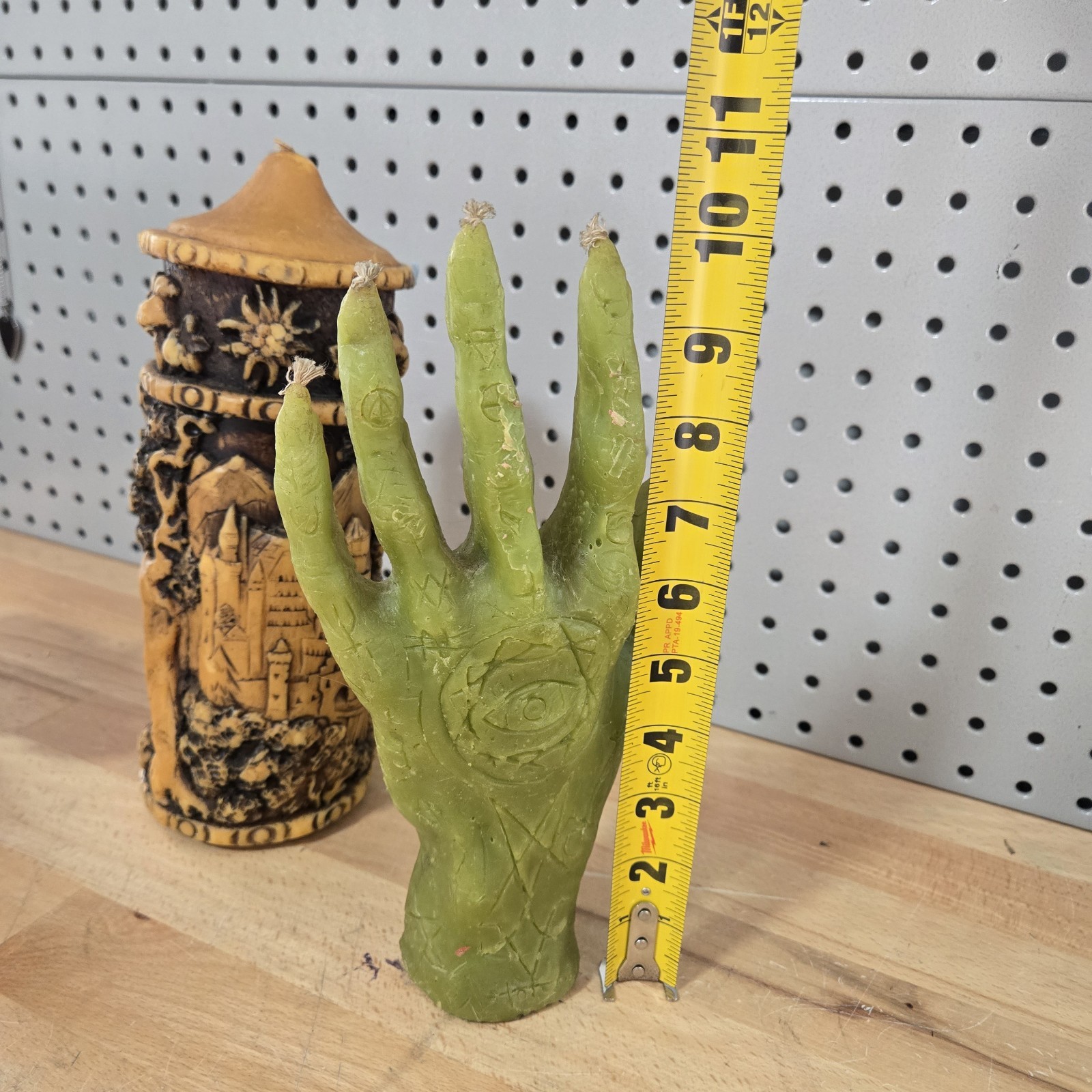Hand of Glory Candle, Elephant Candle, Tower Candle SET OF 3 New Unused