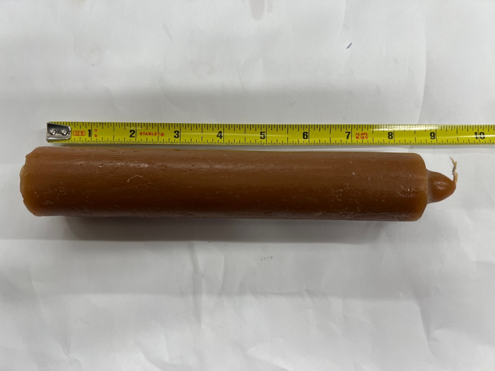 JUMBO ALTAR CANDLES 1 COLOR 1 1/2″D X 8″ T IN GOLD