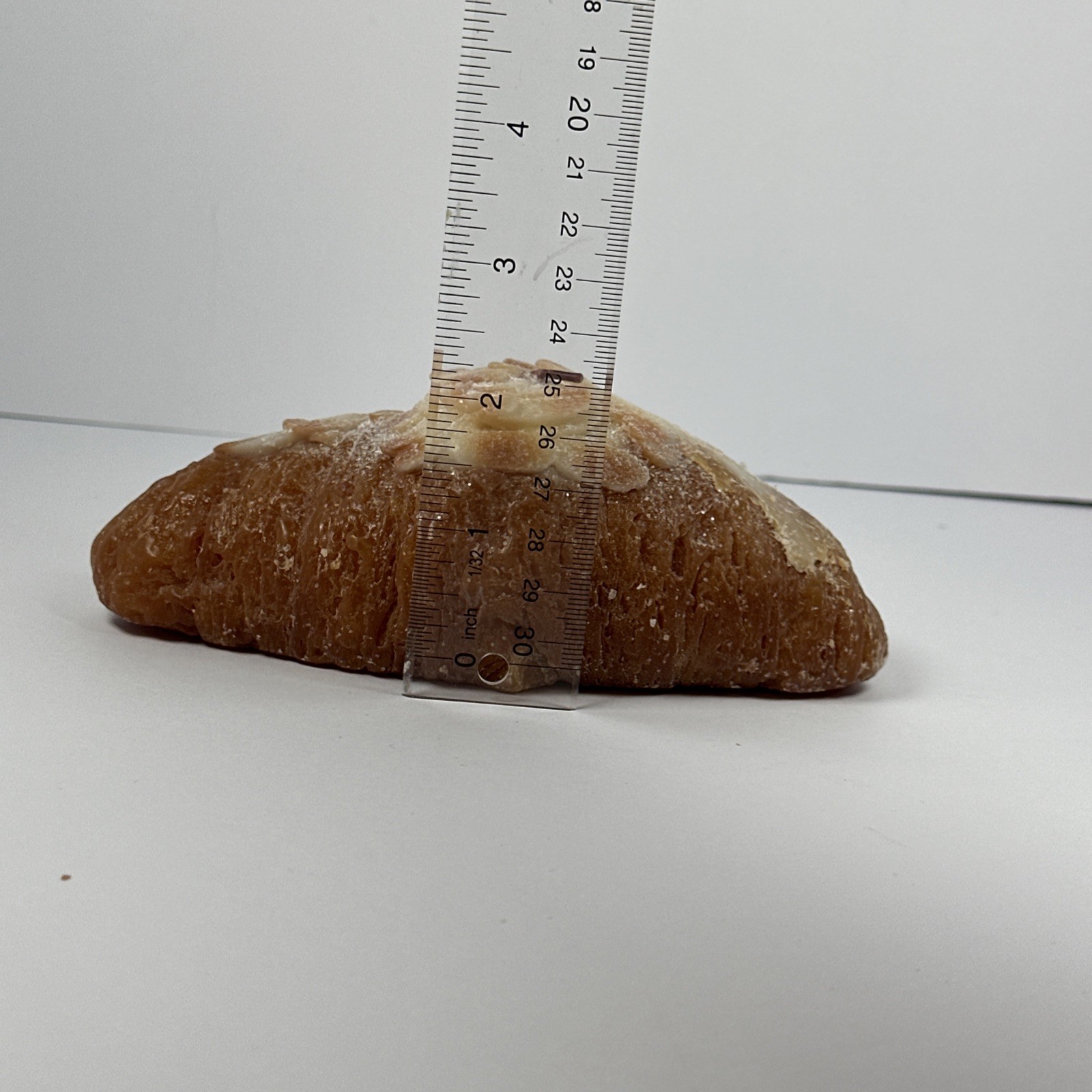Almond Croissant Figural Candle By Threshold Brown Food Pastry