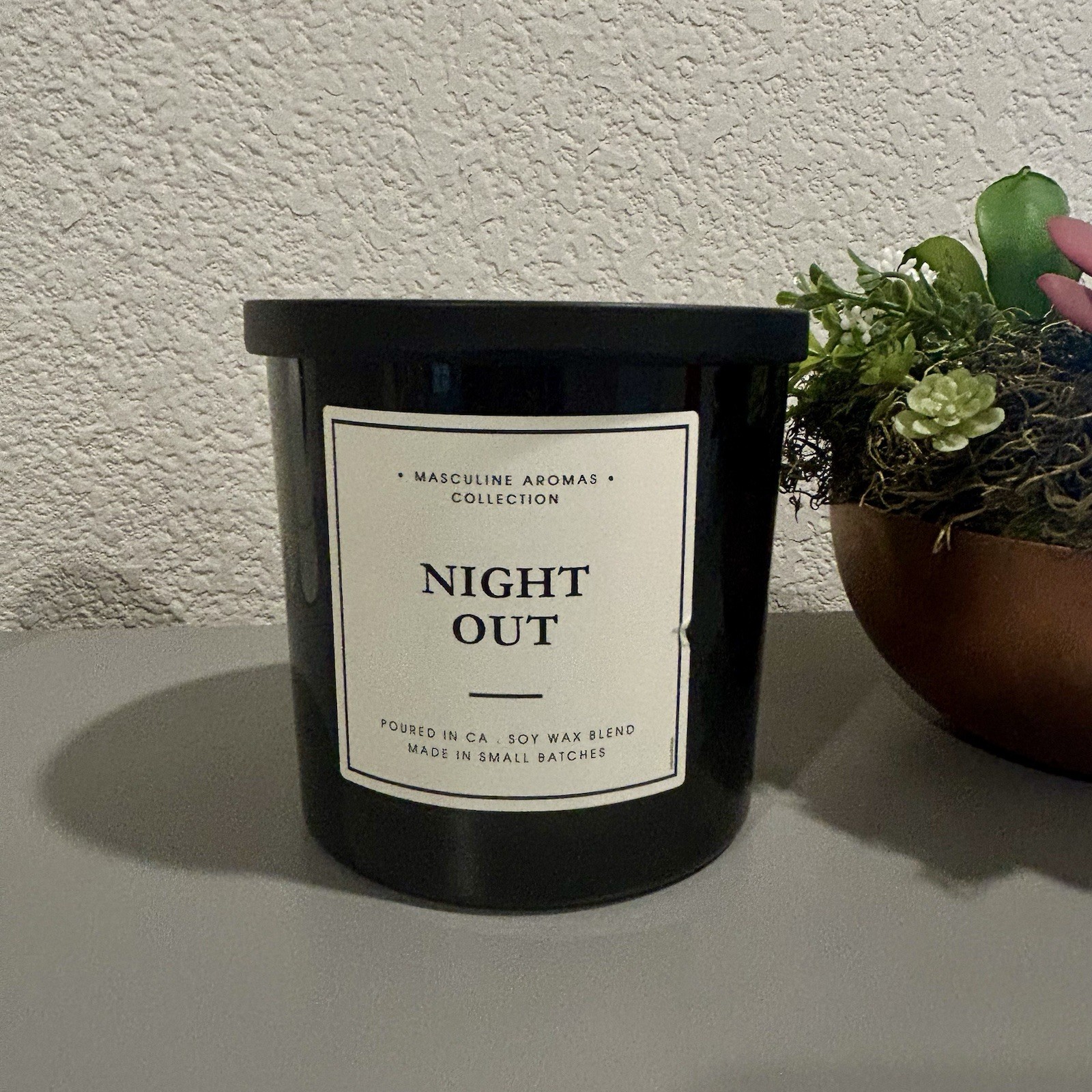 Leoben Co NIGHT OUT Masculine Aromas Collection 3 Wick 24oz Vegan Soy Wax