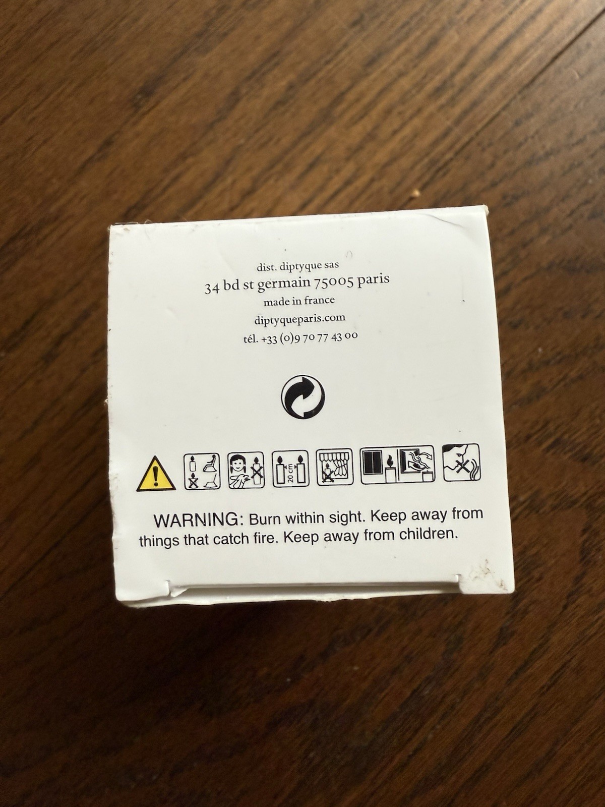 Diptyque Figuier Scented Candle 3.5g/1.23oz New In Box