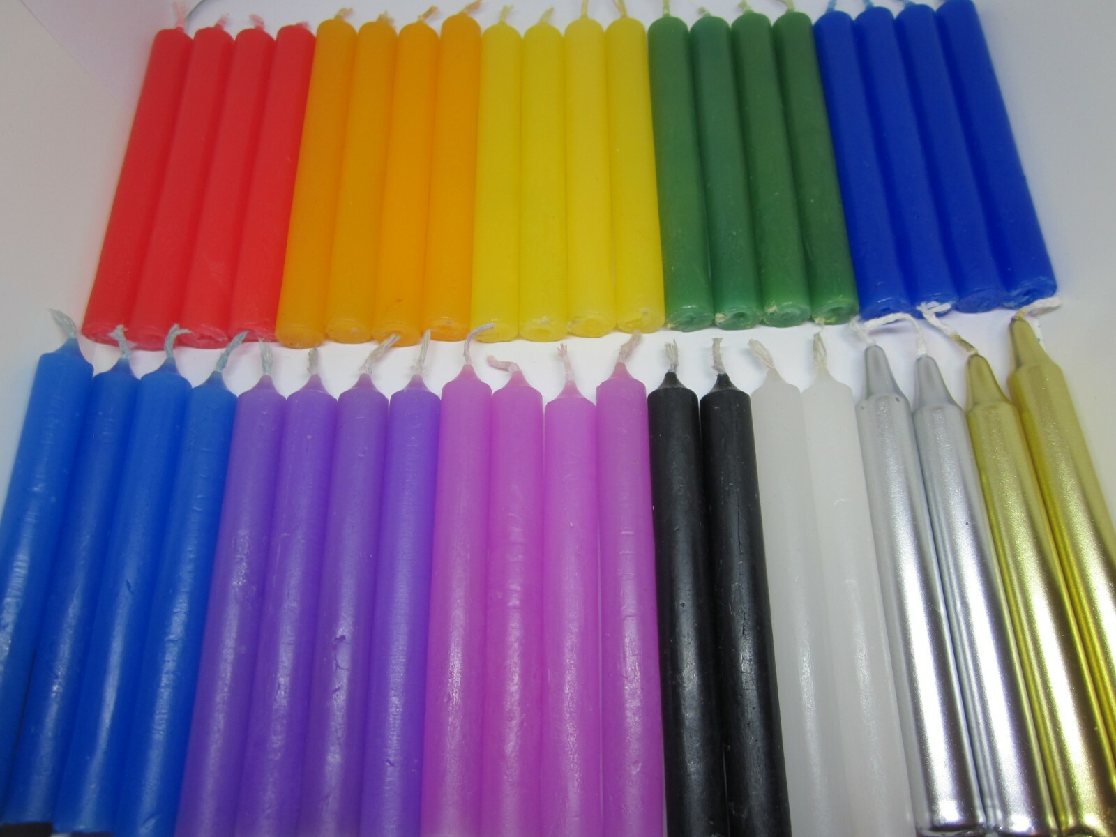Spell Chime Candles 4″ Set of 10 for $12 Mini Taper Magic Ritual Chime