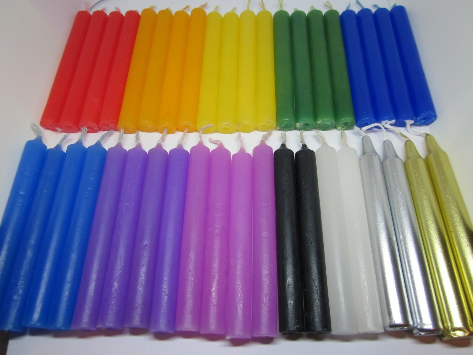 Spell Chime Candles 4″ Set of 10 for $12 Mini Taper Magic Ritual Chime