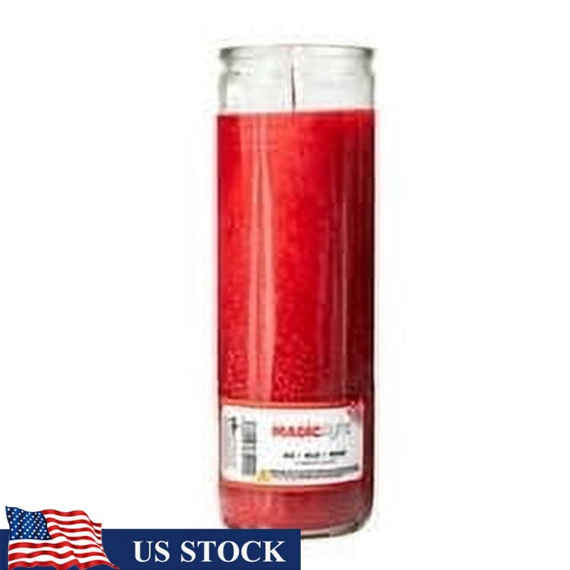 2 Pack Unscented Religious Candles 16oz Long Lasting Prayer Candle Clear Jar New