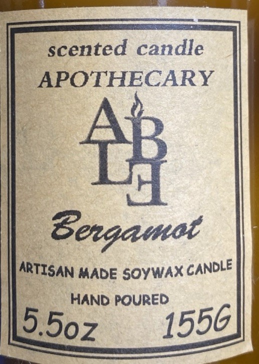 2-Pack NEW ALBE Apothecary Scented Candle 5.5oz – 155G – JASMINE & BERGAMOT