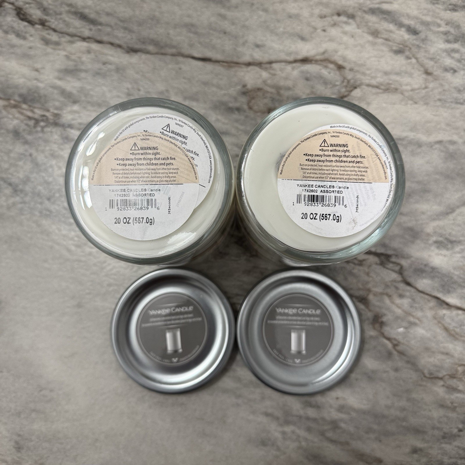 NEW Lot of 2 Yankee Candle Coconut Beach Signature Large 20 oz 2-Wick Candles!
